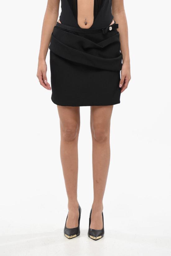  베르사체 숏 스커트 1017269 1A12052 1B000 Black