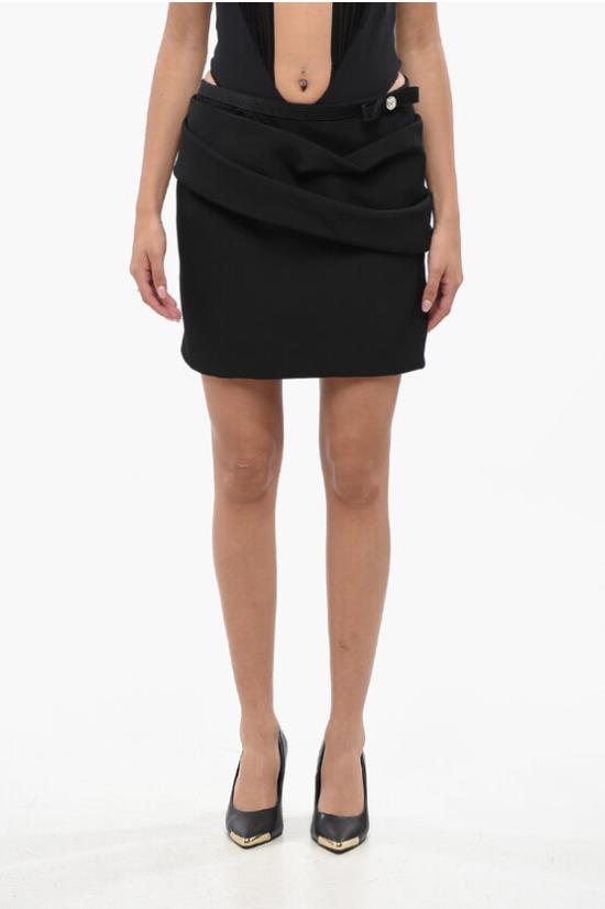  베르사체 숏 스커트 1017269 1A12052 1B000 Black