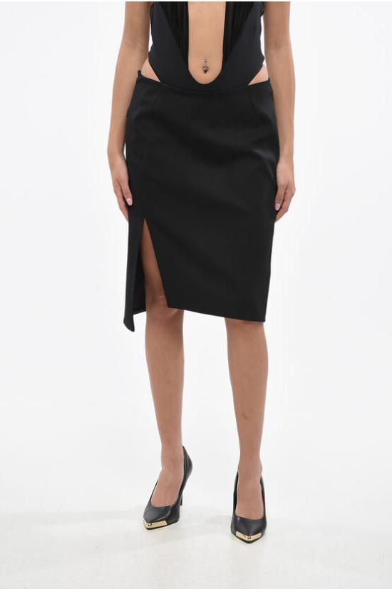  베르사체 숏 스커트 1015704 1A04649 1B000 Black