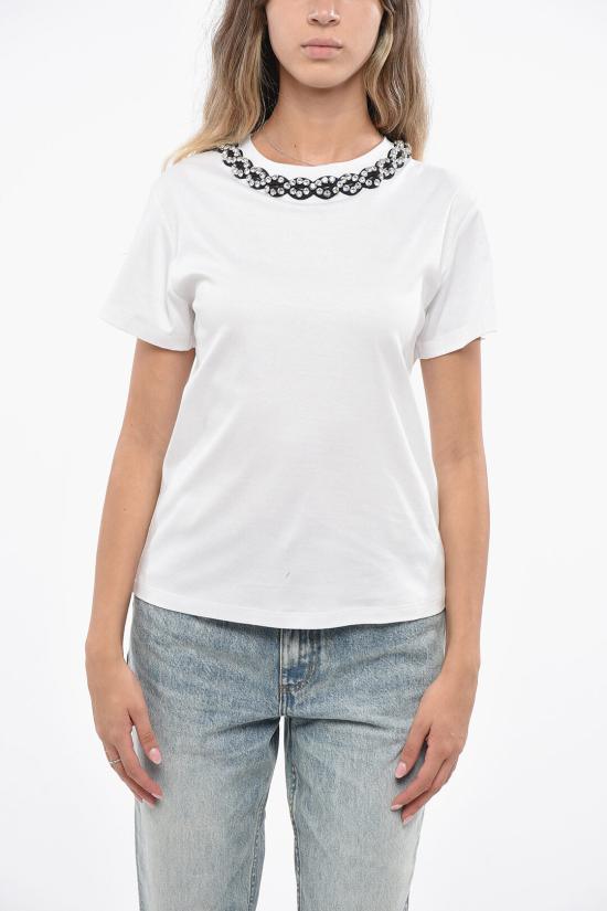  발렌티노 가라바니 반팔 티셔츠 5B3MG23N8RH 0BO White