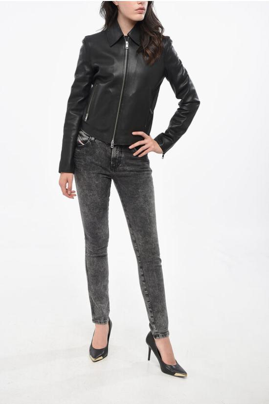  디젤 가죽 자켓 A06339 0IGAM 9XX Black - DIESEL