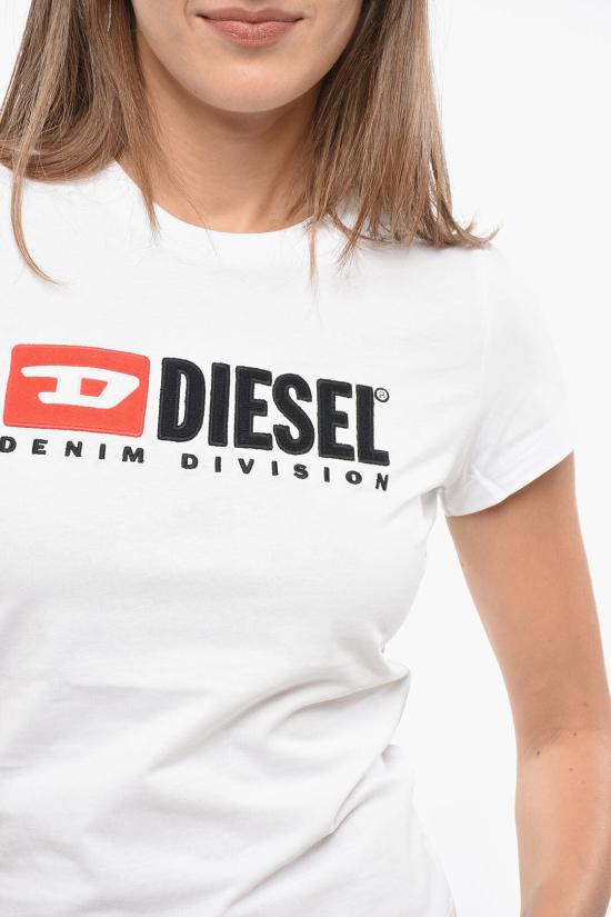  디젤 반팔 티셔츠 A05093 0AAXJ 100 White - DIESEL