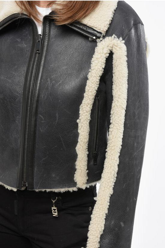  디젤 가죽 자켓 A10413 0WFAS 9XX Black - DIESEL