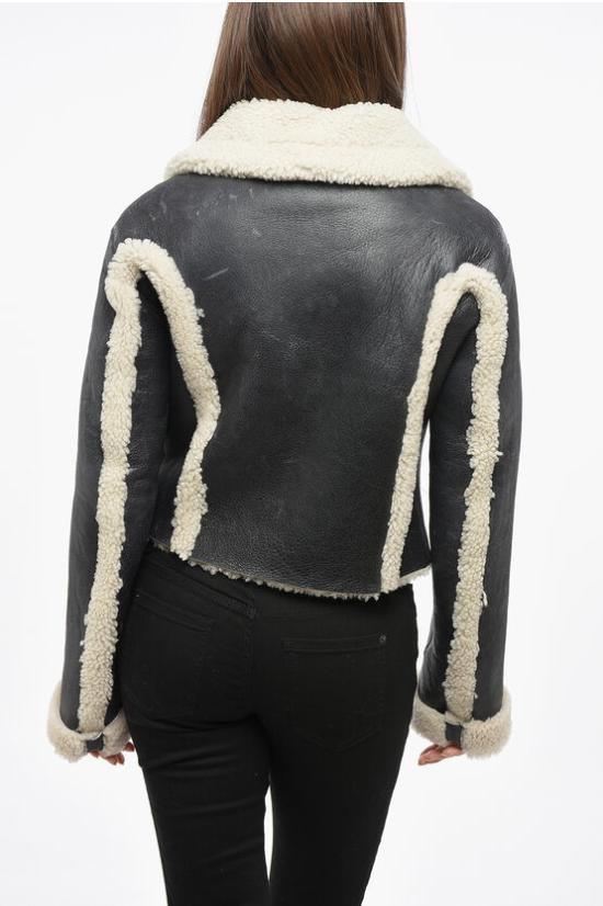  디젤 가죽 자켓 A10413 0WFAS 9XX Black - DIESEL