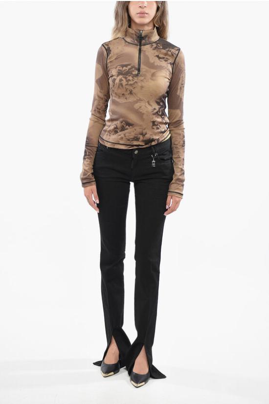  디젤 긴팔 티셔츠 A10445 0CKAD 78VA Brown - DIESEL