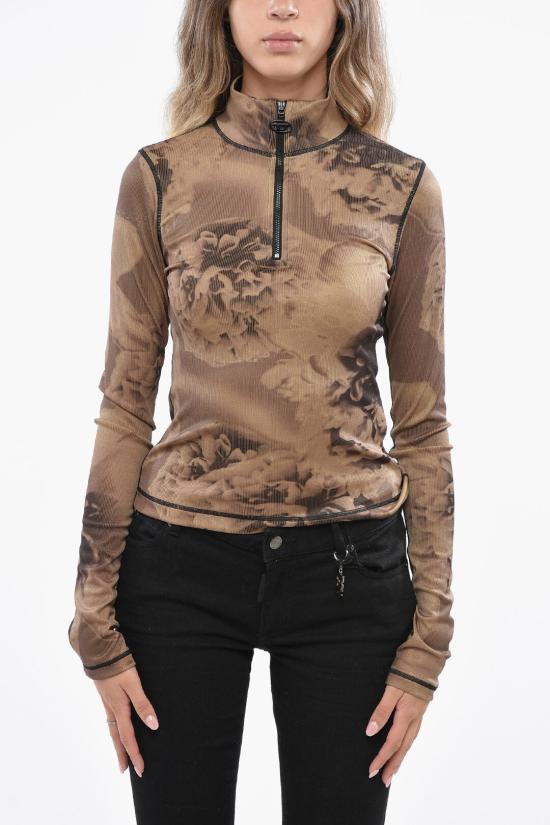  디젤 긴팔 티셔츠 A10445 0CKAD 78VA Brown