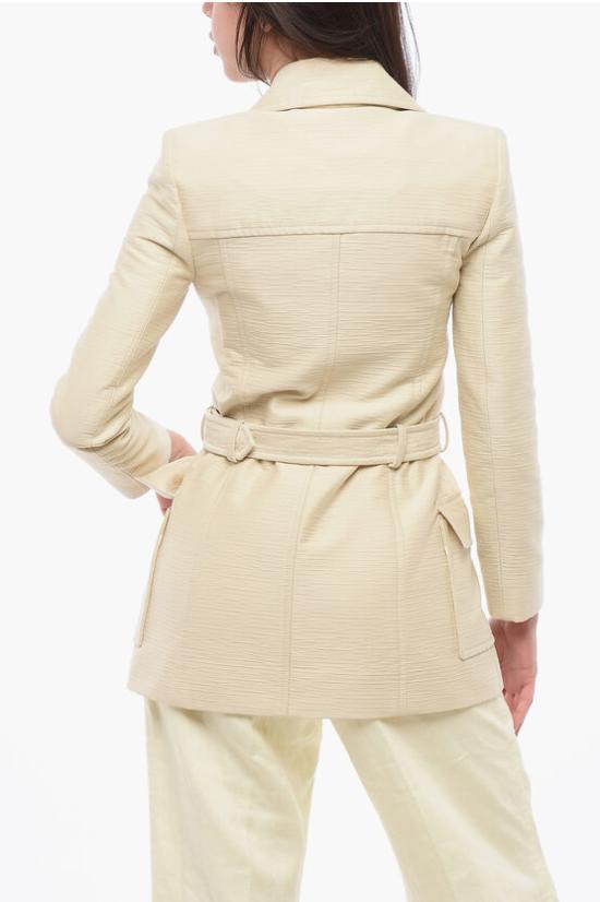  생로랑 수트 자켓 778548Y3I859277 White - SAINT LAURENT