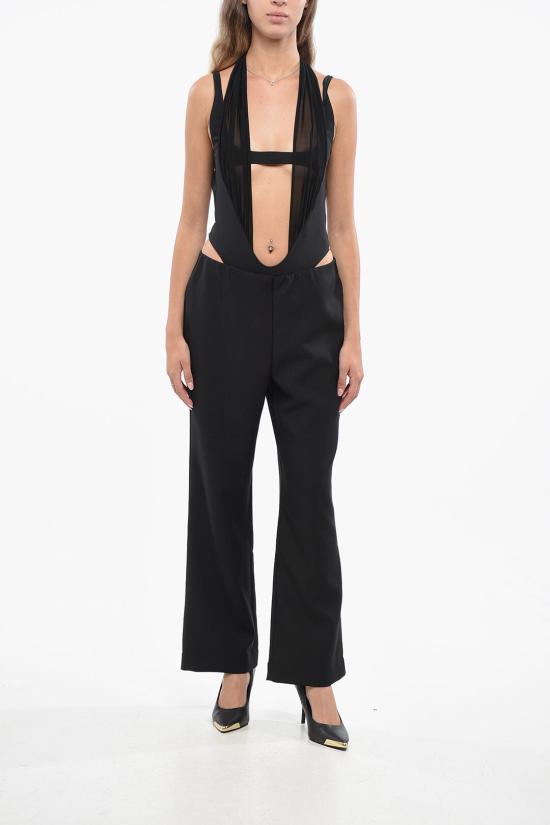  오블로 유니크 스트레이트 팬츠 IP074T12405 Black - OBLO UNIQUE