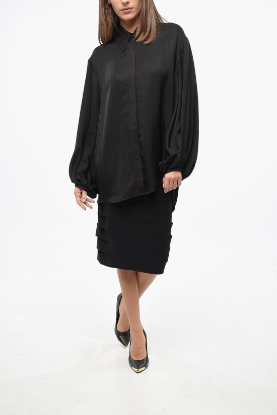  케이트 블라우스 23334009W4009 200 Black - KHAITE