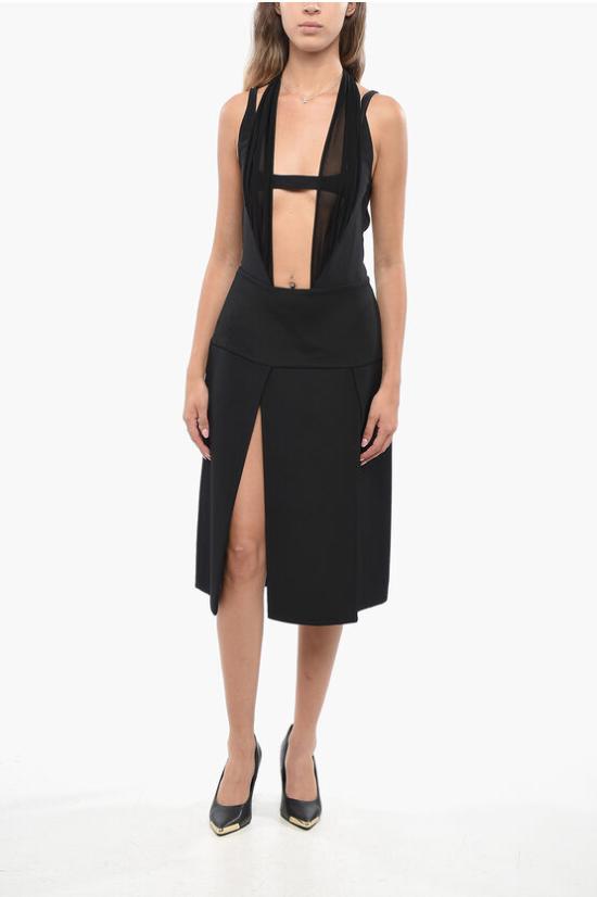  케이트 롱 스커트 41324092 200 Black - KHAITE