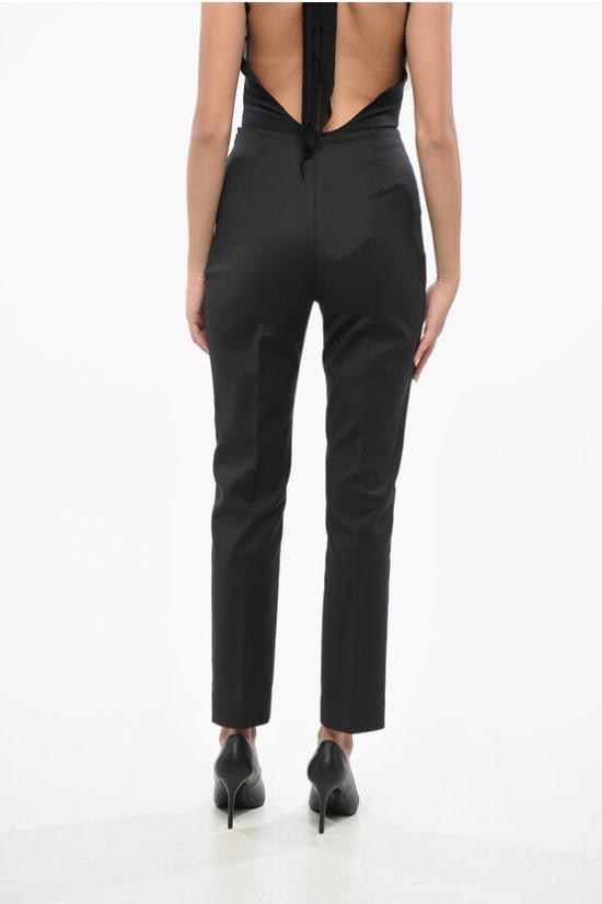  로에 스트레이트 팬츠 40830216 001 Black - ROHE