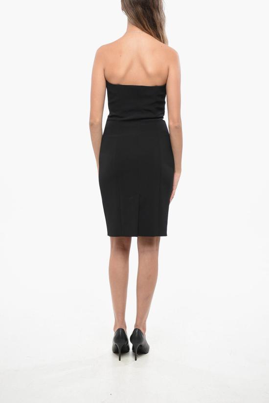  모스키노 숏 원피스 04165524A0555 Black - MOSCHINO