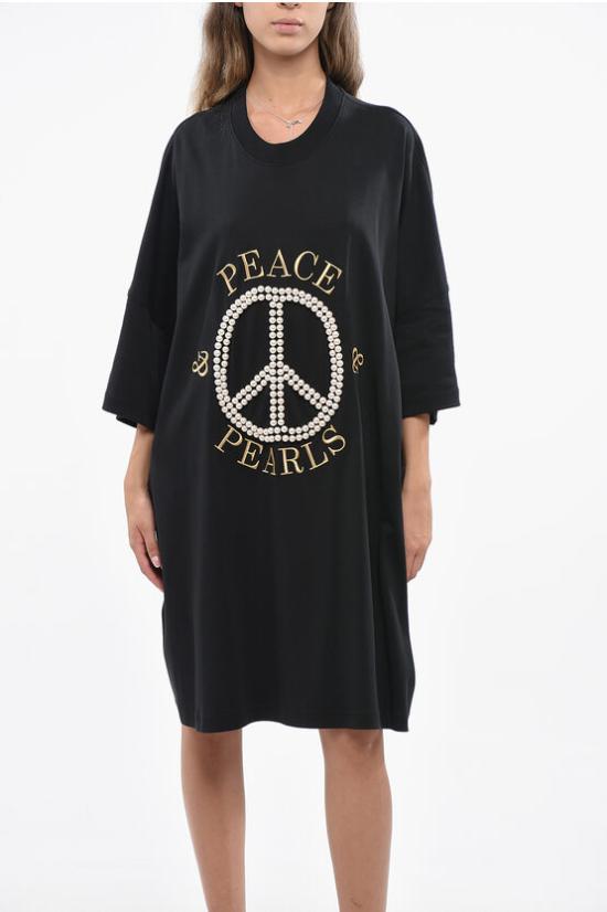  모스키노 숏 원피스 A0430 5442 3555N Black - MOSCHINO