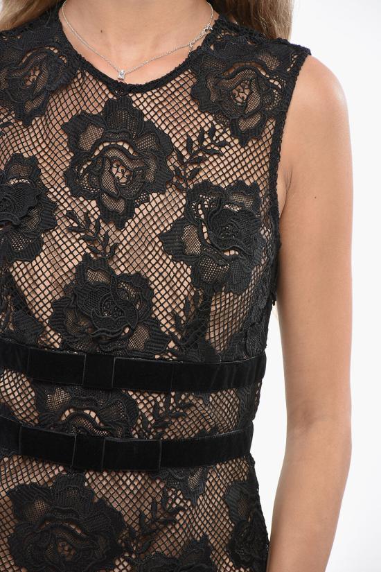  셀프 포트레이트 숏 원피스 AW24 017S B BLACK Black - SELF PORTRAIT