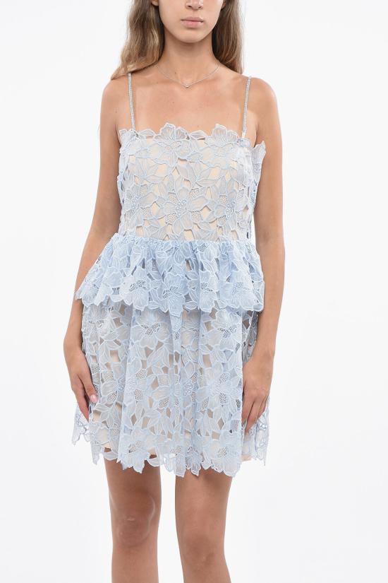  셀프 포트레이트 숏 원피스 PF24034S BLUE Blue - SELF PORTRAIT