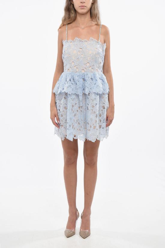  셀프 포트레이트 숏 원피스 PF24034S BLUE Blue