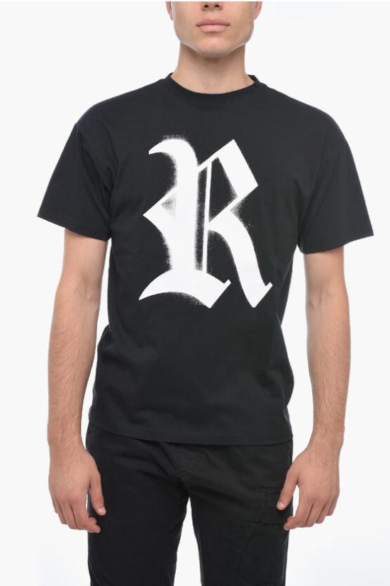  라프 시몬스 반팔 티셔츠 231 120 0099 Black