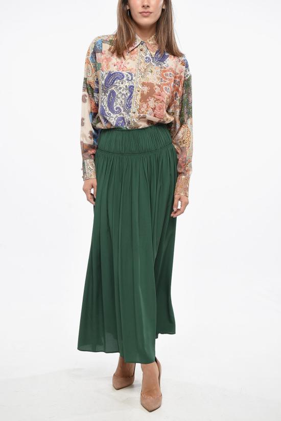  끌로에 롱 스커트 CHC23WJU230043M8 Green - CHLOE