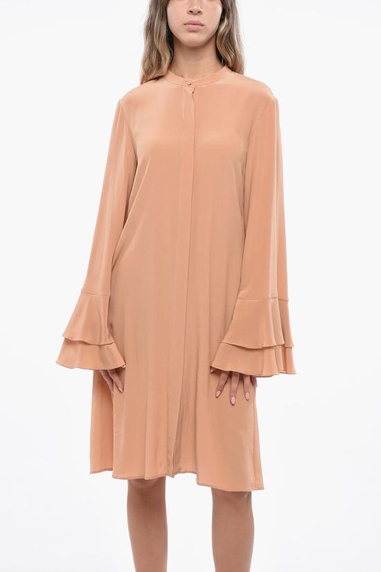  끌로에 숏 원피스 CH24WRO39125 26W Beige - CHLOE
