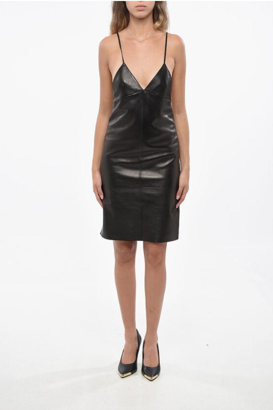  생로랑 숏 원피스 798731 YCOJ2 1000 Black