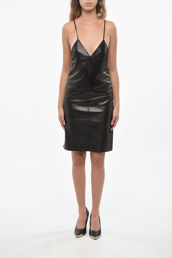  생로랑 숏 원피스 798731 YCOJ2 1000 Black