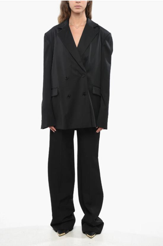  루루 스튜디오 수트 자켓 DONAU BLACK Black - LOULOU STUDIO