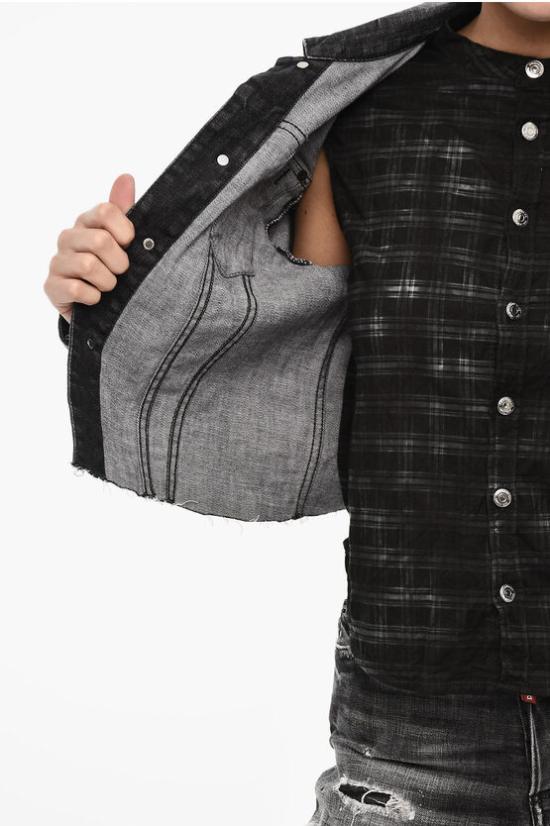  디스퀘어드2 데님 셔츠 S75AM0975 S30357 900 Gray - DSQUARED2