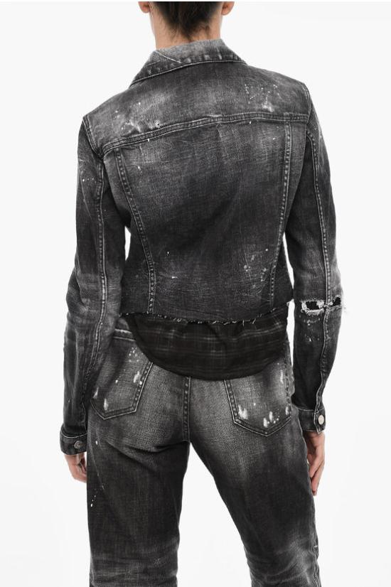  디스퀘어드2 데님 셔츠 S75AM0975 S30357 900 Gray - DSQUARED2