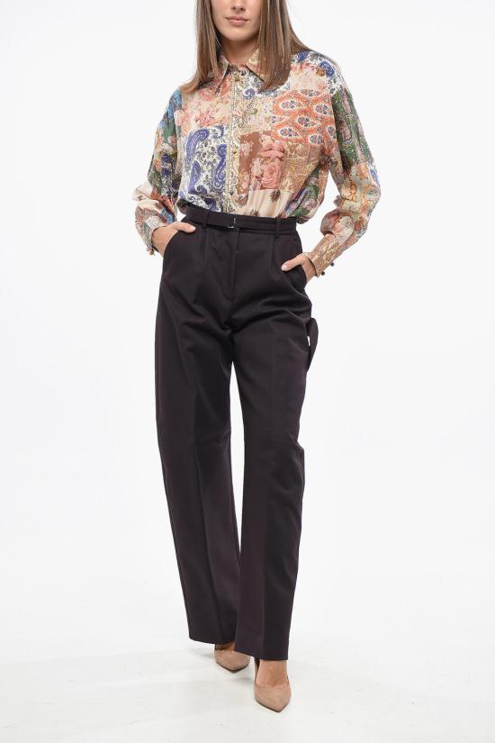  랑방 스트레이트 팬츠 RW TR0060 5957 A24 776 Brown - LANVIN