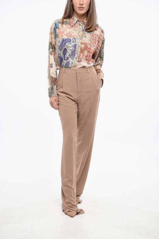  생로랑 스트레이트 팬츠 806809Y7I21 2141 Beige - SAINT LAURENT