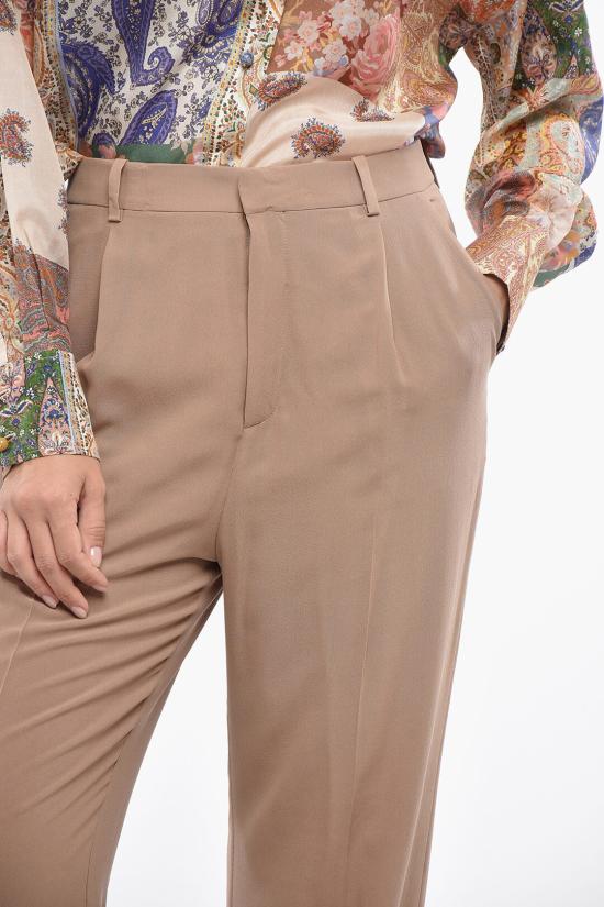  생로랑 스트레이트 팬츠 806809Y7I21 2141 Beige - SAINT LAURENT