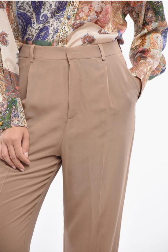  생로랑 스트레이트 팬츠 806809Y7I21 2141 Beige - SAINT LAURENT