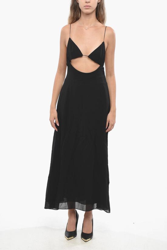  생로랑 롱 원피스 685231 Y103W 1000 Black