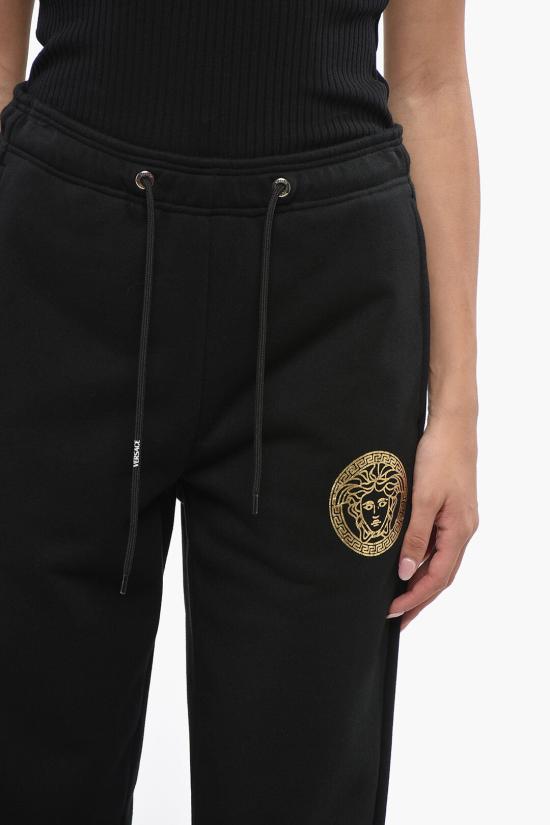  베르사체 스트레이트 팬츠 1016560 1A10156 2B130 Black - VERSACE