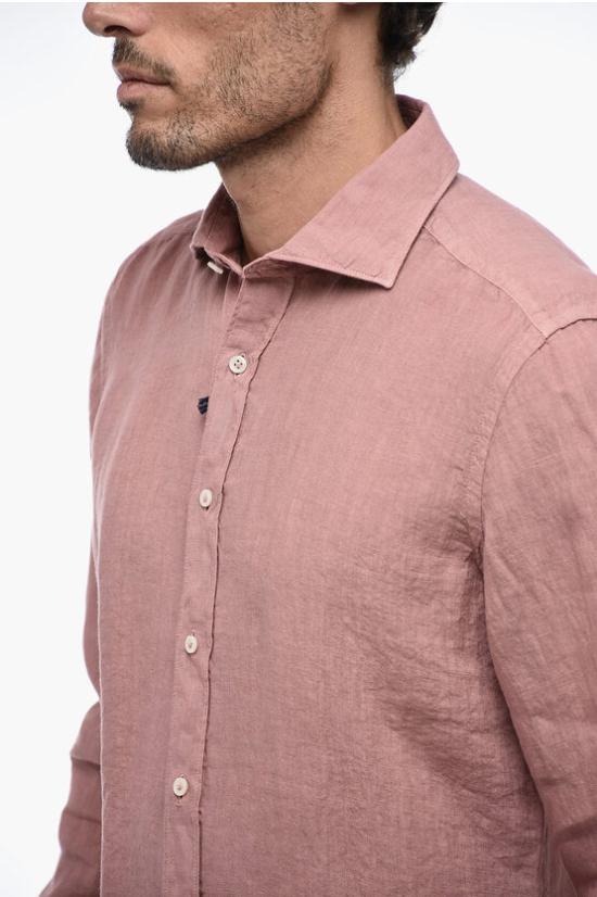  페이 긴팔 셔츠 NCMA146259T HTK M203 Pink - FAY