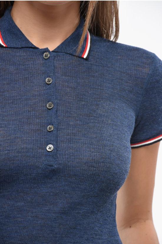  톰브라운 폴로 티셔츠 FJP082AJ0092435 Blue - THOM BROWNE