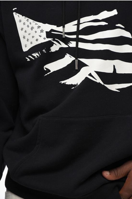  셀린느 후드 티셔츠 2Y971670Q 38AW Black - CELINE