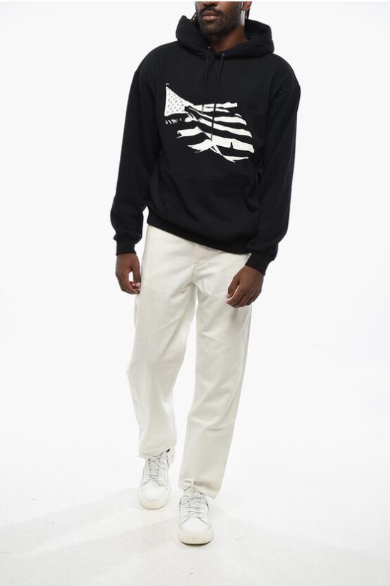  셀린느 후드 티셔츠 2Y971670Q 38AW Black - CELINE