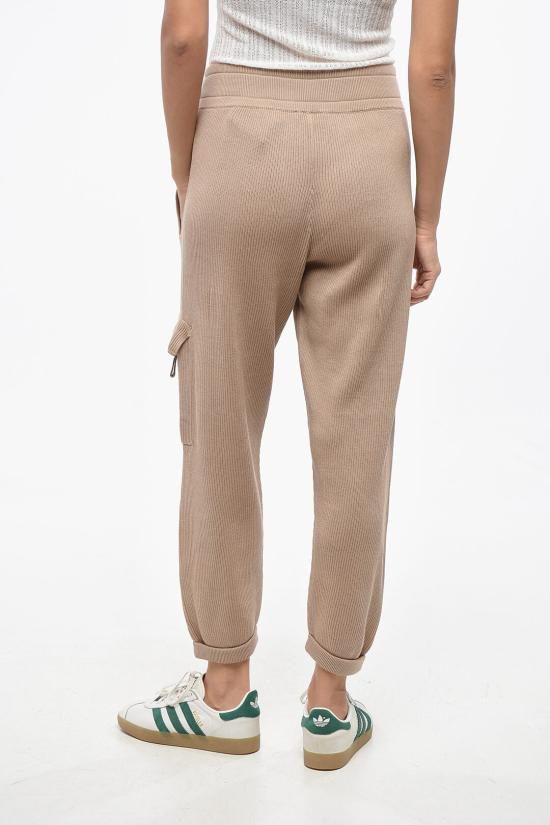  브루넬로 쿠치넬리 트레이닝/조거 팬츠 M19174299 C8642 Brown - BRUNELLO CUCINELLI