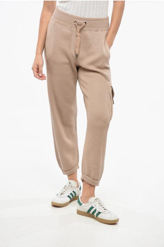  브루넬로 쿠치넬리 트레이닝/조거 팬츠 M19174299 C8642 Brown