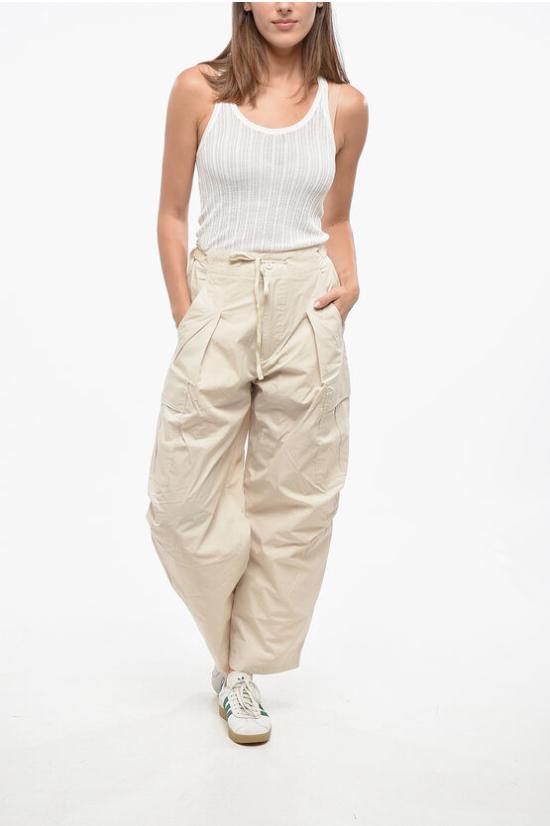  이자벨마랑 스트레이트 팬츠 PA0376FB B3C02E 90BE Beige - ISABEL MARANT