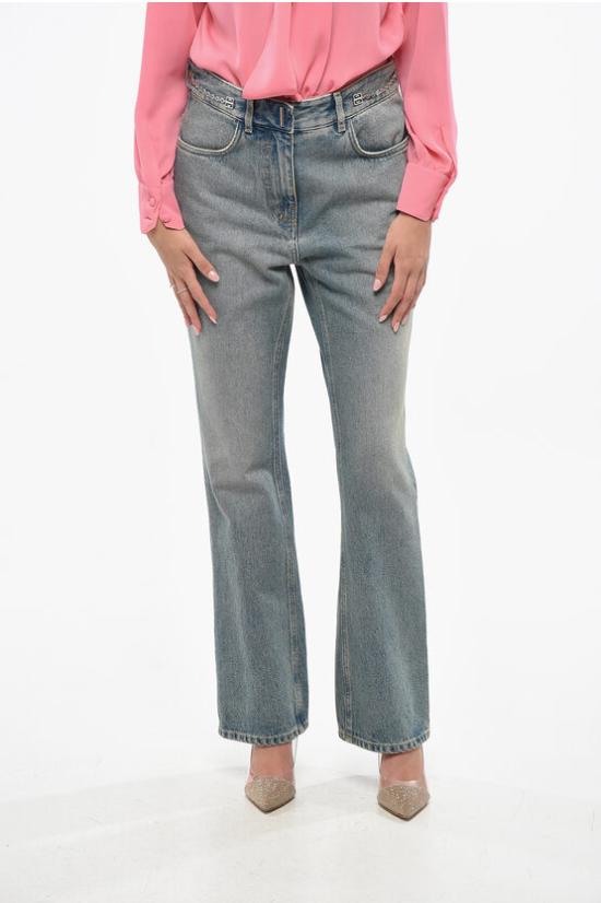  지방시 데님 팬츠 BW51145Y9N 420 Light blue