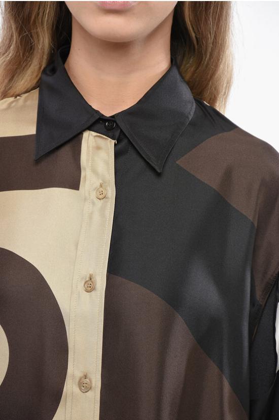  모스키노 블라우스 A0217 5460 1888 Brown - MOSCHINO