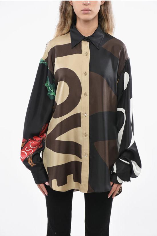  모스키노 블라우스 A0217 5460 1888 Brown