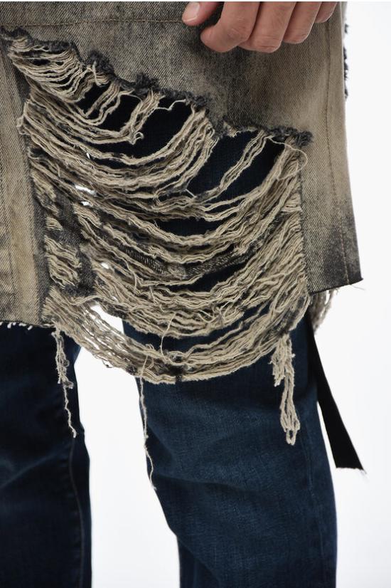  릭 오웬스 데님 셔츠 RR02C7705 DMPFR 58 Gray - RICK OWENS