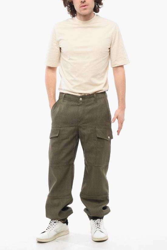  알렉산더 맥퀸 카고 팬츠 770706 QYAAN 3360 Military Green - ALEXANDER MCQUEEN