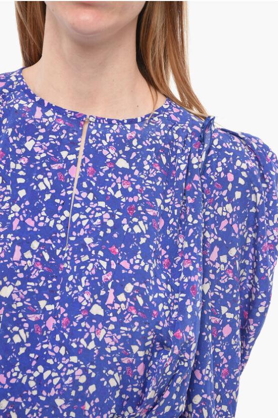  이자벨마랑 블라우스 HT0012FA A1J02I 30BU Violet - ISABEL MARANT