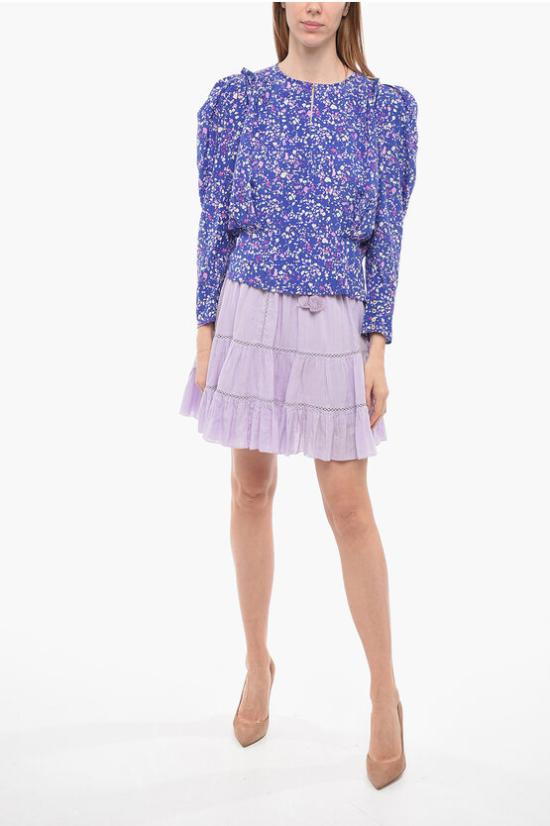  이자벨마랑 블라우스 HT0012FA A1J02I 30BU Violet - ISABEL MARANT