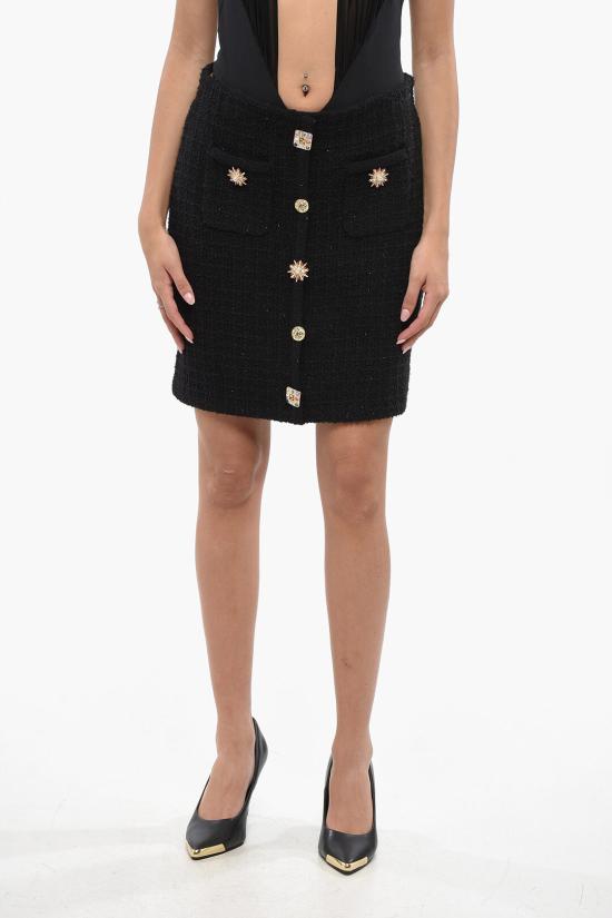  셀프 포트레이트 숏 스커트 PF24 128SK B BLACL Black