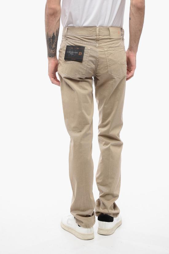  꼬르넬리아니 스트레이트 팬츠 754JD3 5120149 042 Beige - CORNELIANI